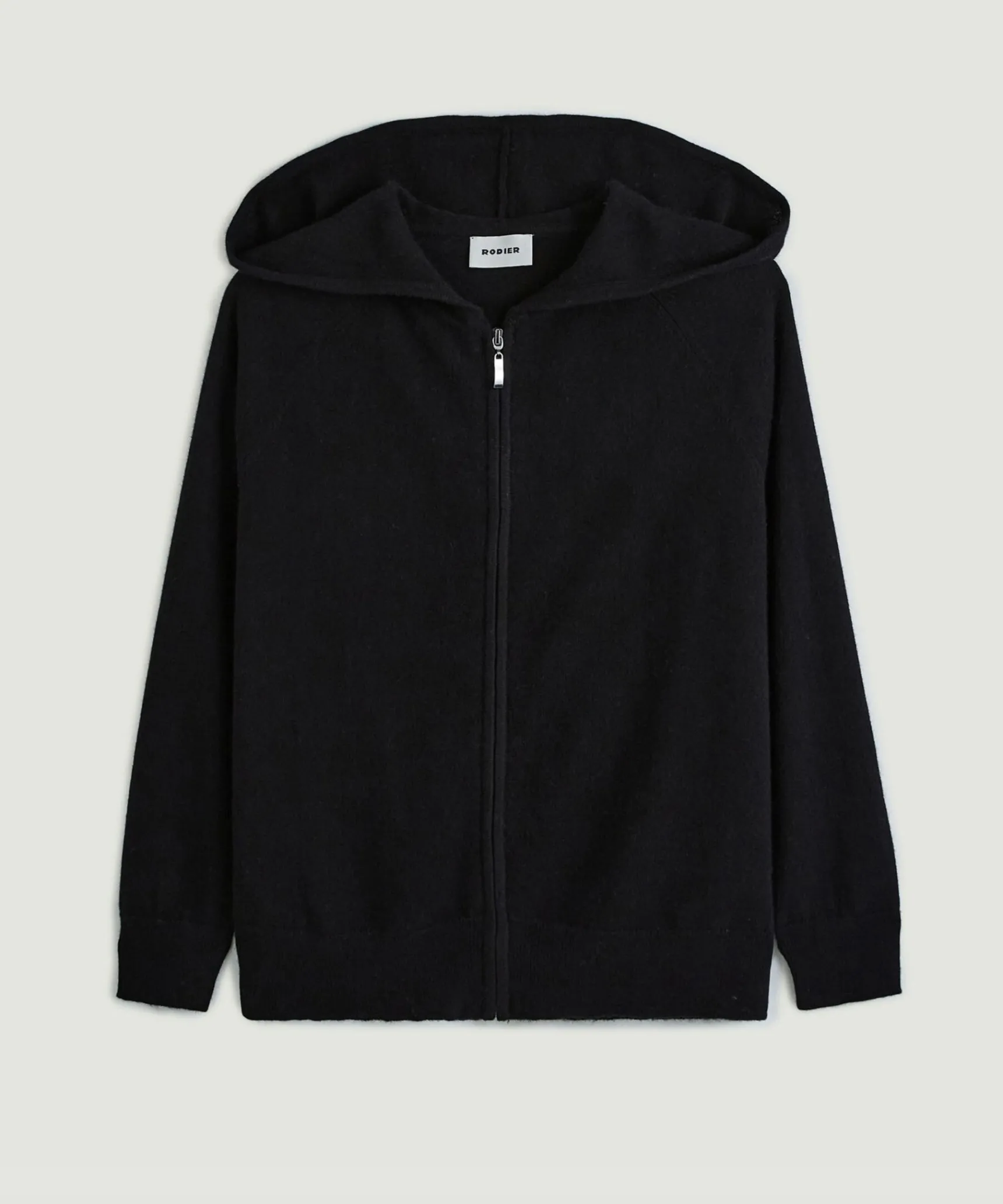 Clearance Rodier Blouson à capuche en cachemire noir