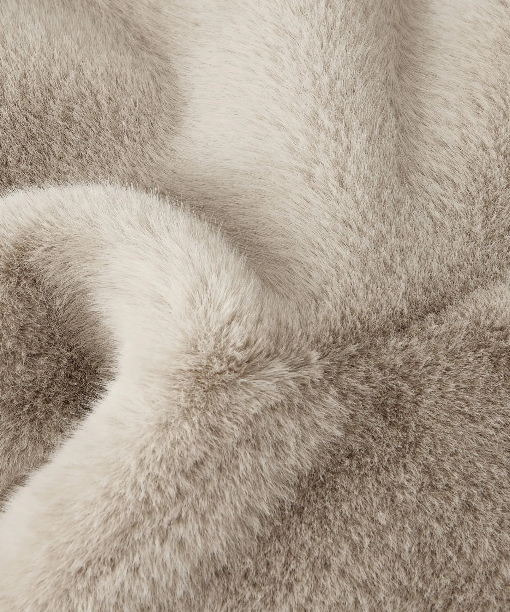 Discount Rodier Blouson fausse fourrure beige