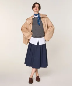 Discount Rodier Blouson oversize à capuche beige