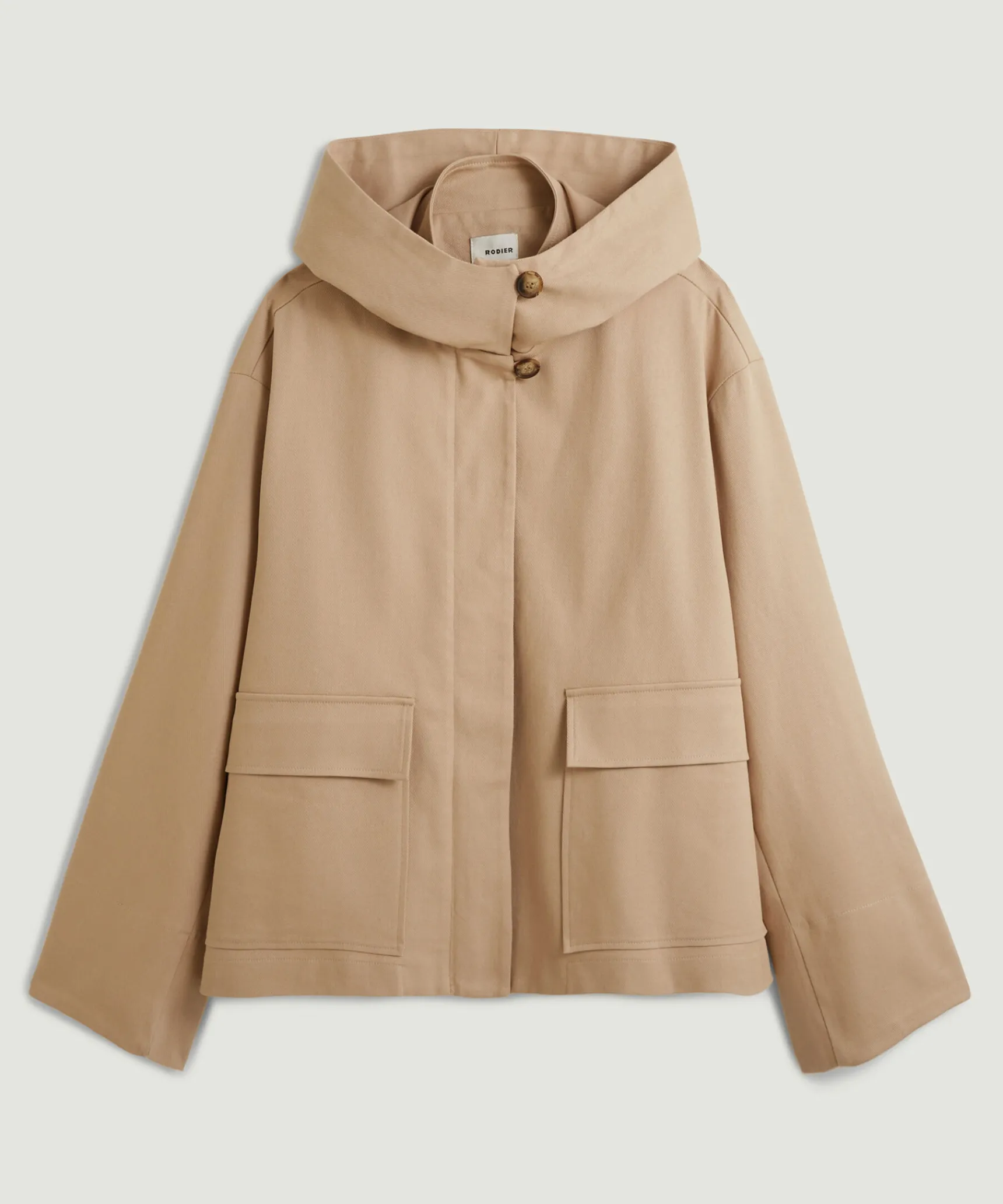 Discount Rodier Blouson oversize à capuche beige