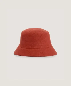Online Rodier Bob en laine rouge brique