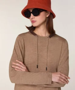 Online Rodier Bob en laine rouge brique