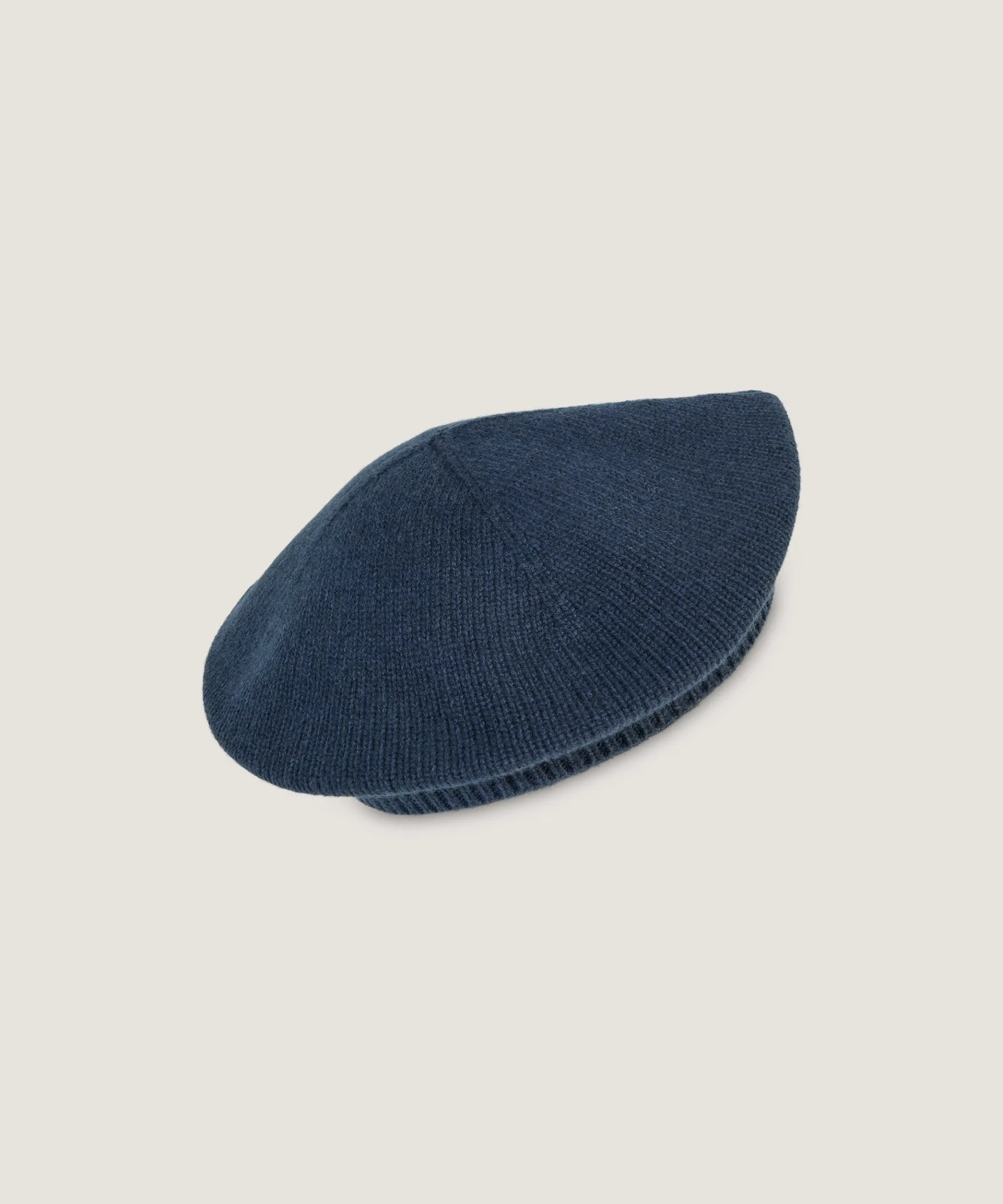 New Rodier Béret en laine bleu denim