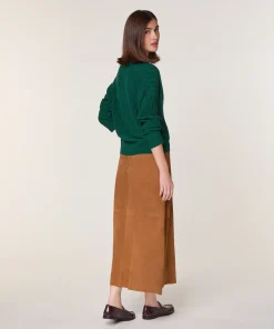 Discount Rodier Cache cœur en laine mérinos vert anglais