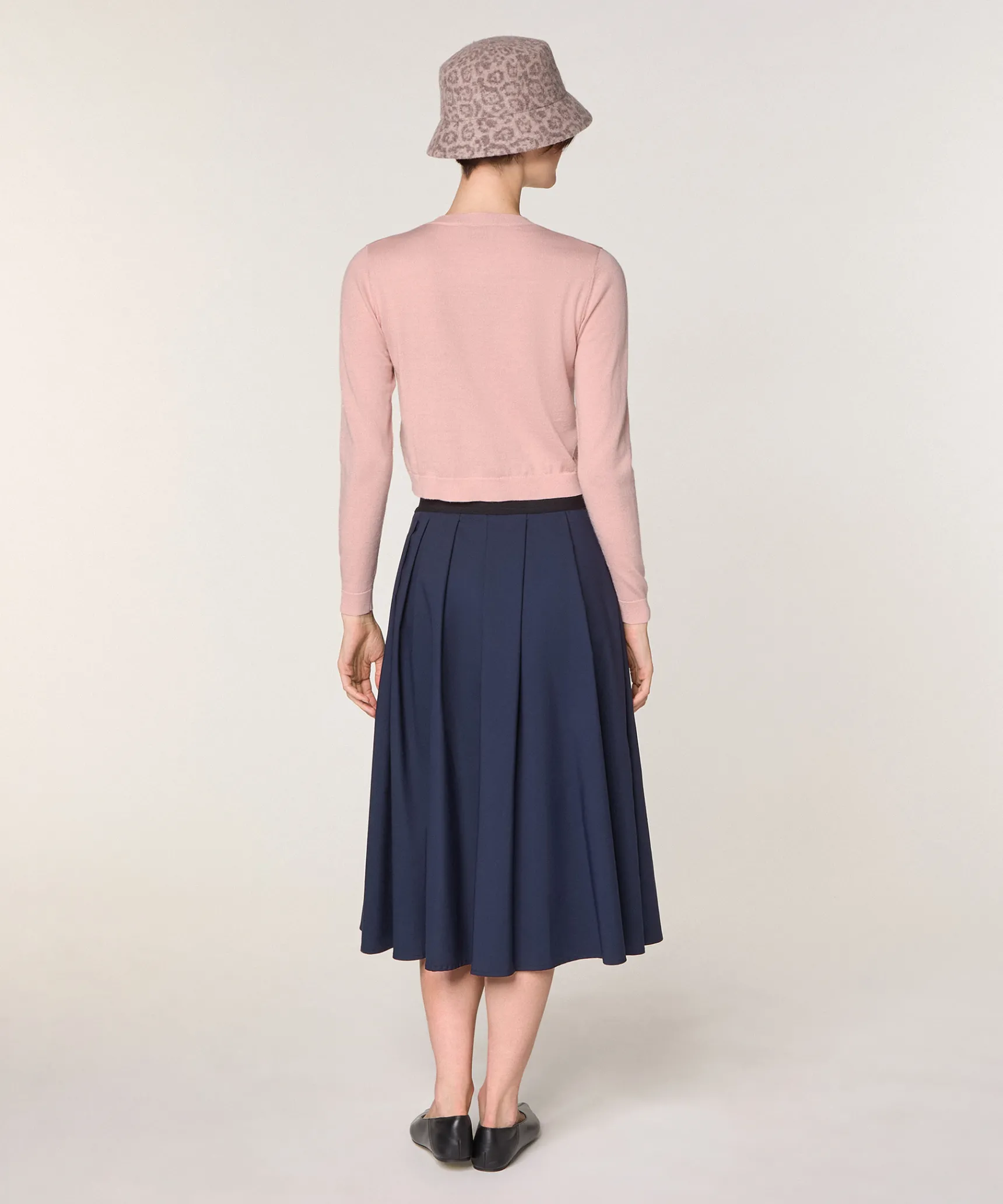 Hot Rodier Cardigan court en laine mérinos rose perle
