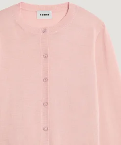 Hot Rodier Cardigan court en laine mérinos rose perle