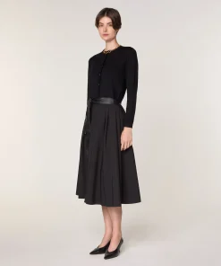 Sale Rodier Cardigan court en laine mérinos noir