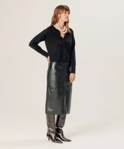 Rodier Cardigan en cachemire 2 fils noir