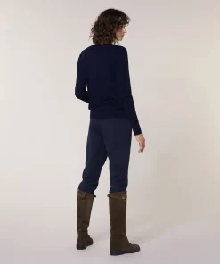 Outlet Rodier Cardigan jacquard bleu marine