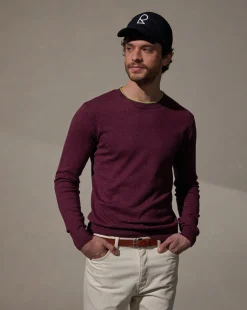 Rodier Ceinture fine en cuir marron