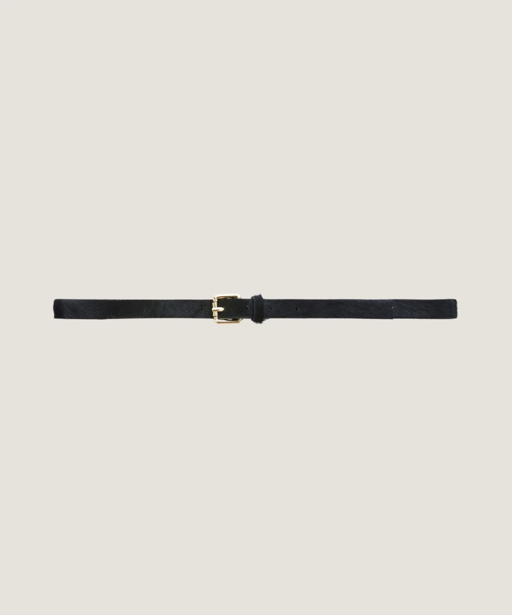 Outlet Rodier Ceinture fine en cuir noire