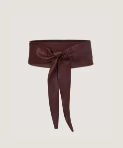 Clearance Rodier Ceinture large cuir marron