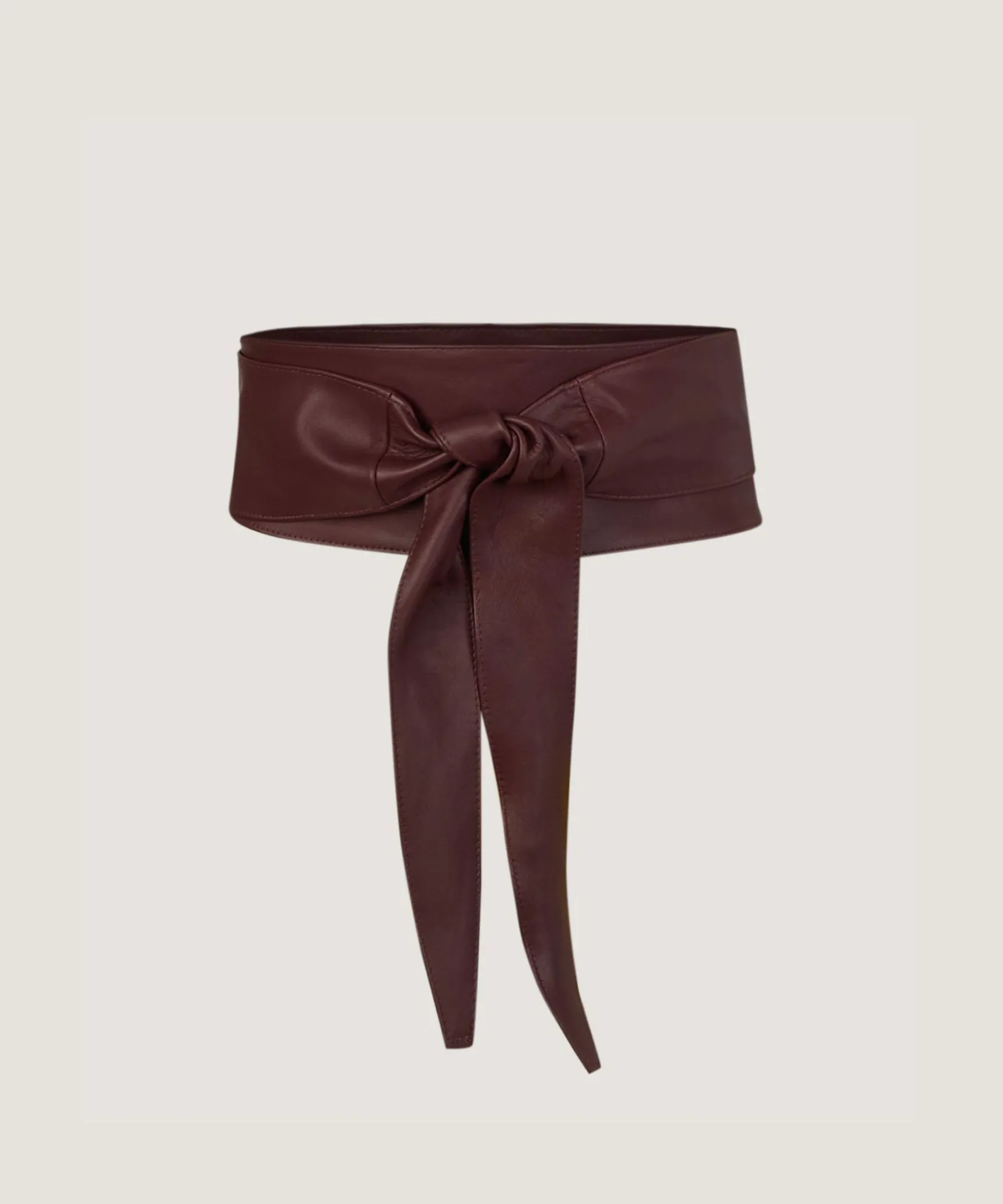Clearance Rodier Ceinture large cuir marron