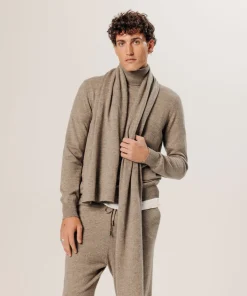 Rodier Écharpe en cachemire beige
