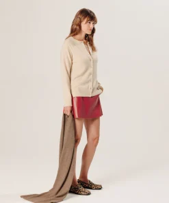 Rodier Écharpe en cachemire beige