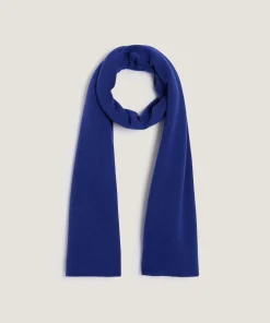 Best Rodier Écharpe en cachemire bleu outremer