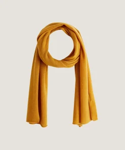 Best Rodier Écharpe en cachemire jaune
