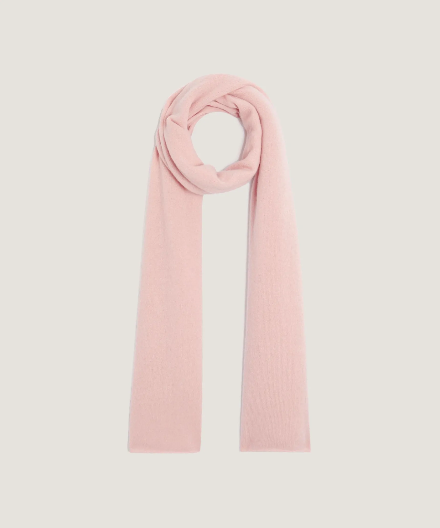 Outlet Rodier Écharpe en cachemire rose poudre