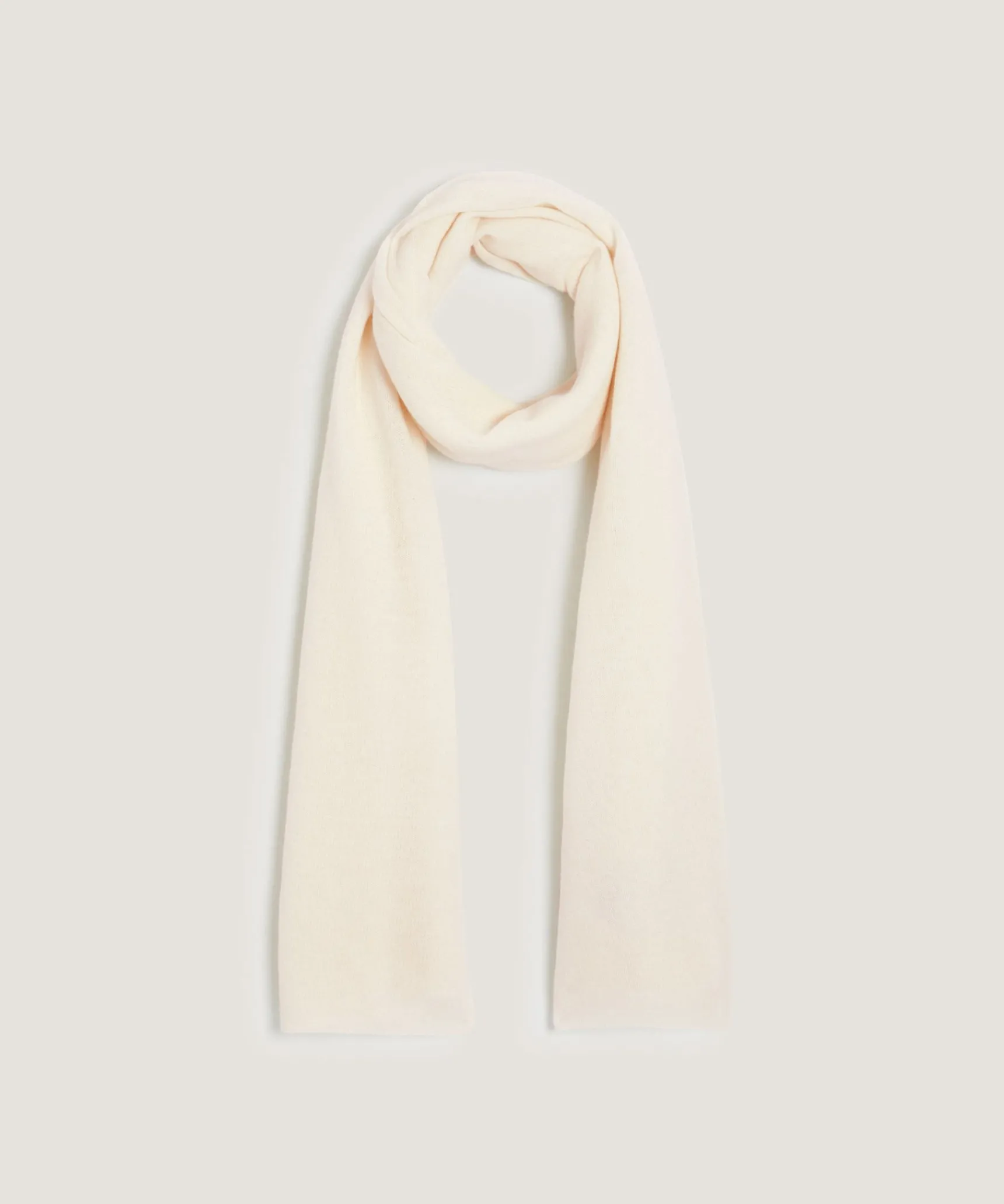Hot Rodier Écharpe en cachemire blanc écru