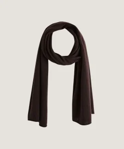 Clearance Rodier Écharpe en cachemire marron café