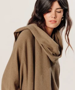 Best Rodier Écharpe en cachemire marron camel