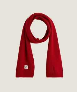 New Rodier Écharpe en laine mérinos unisexe OEKO-TEX® rouge vermillon