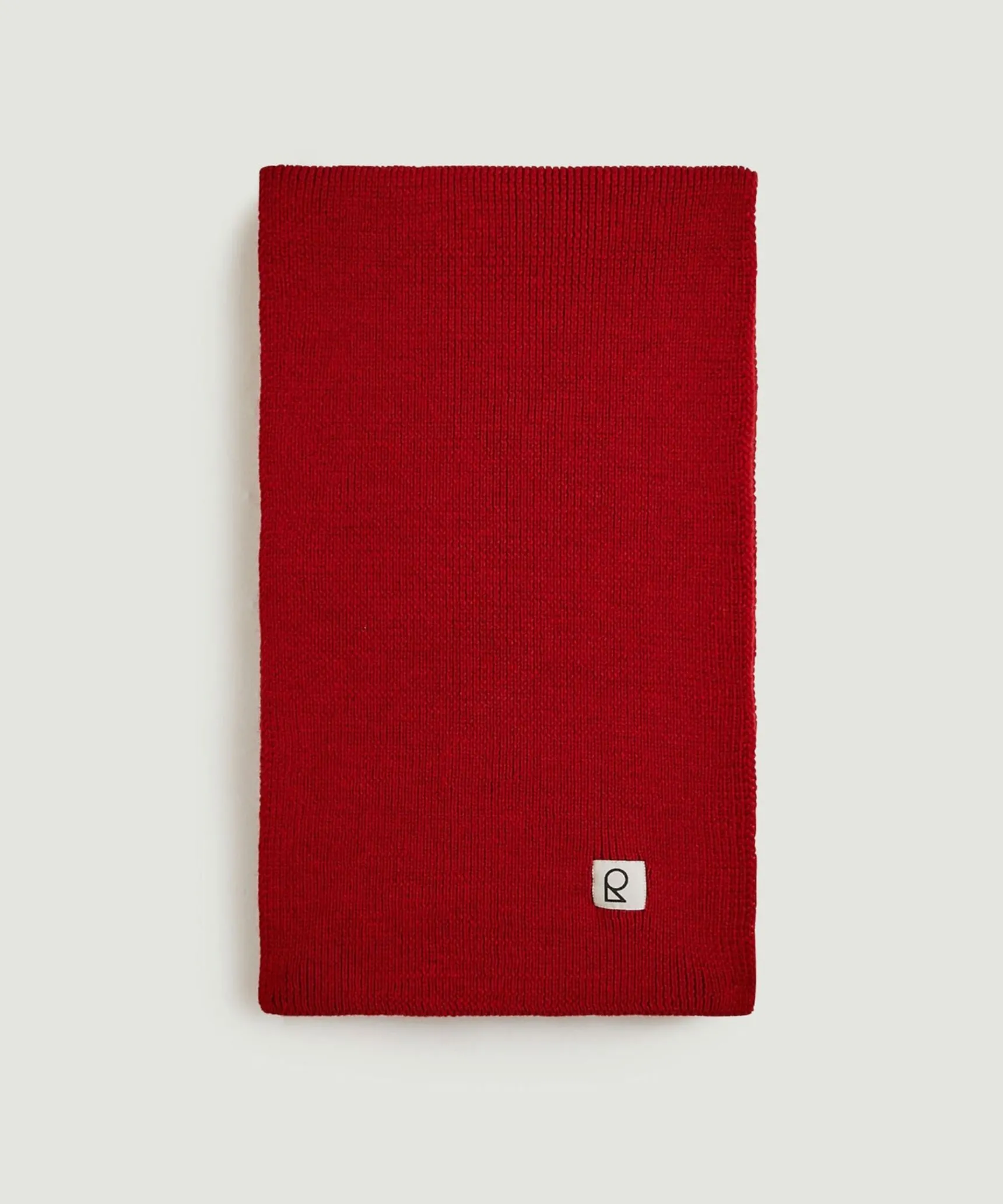 New Rodier Écharpe en laine mérinos unisexe OEKO-TEX® rouge vermillon