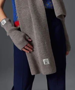 Online Rodier Écharpe en laine mérinos unisexe OEKO-TEX® marron taupe