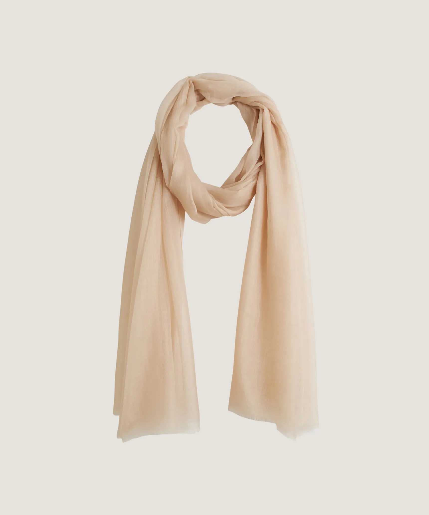 Clearance Rodier Écharpe fine en cachemire beige