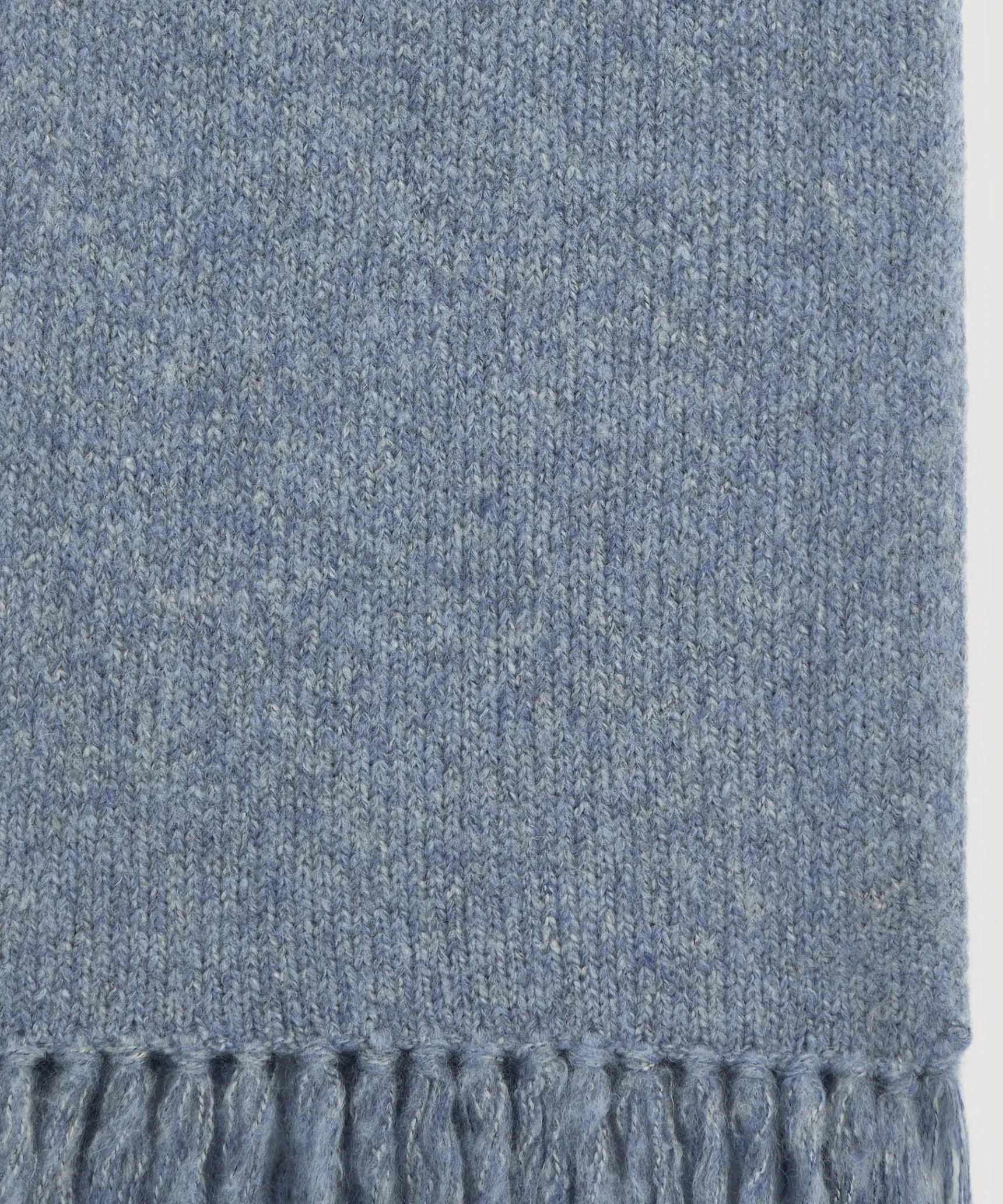 Sale Rodier Écharpe longue en grosse maille bleu