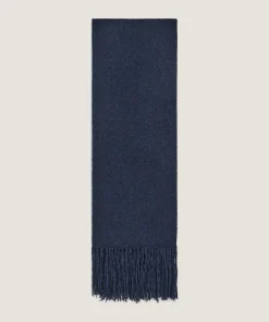 Best Rodier Écharpe longue en grosse maille bleu marine