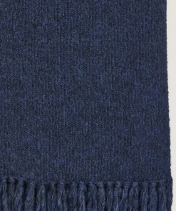 Best Rodier Écharpe longue en grosse maille bleu marine