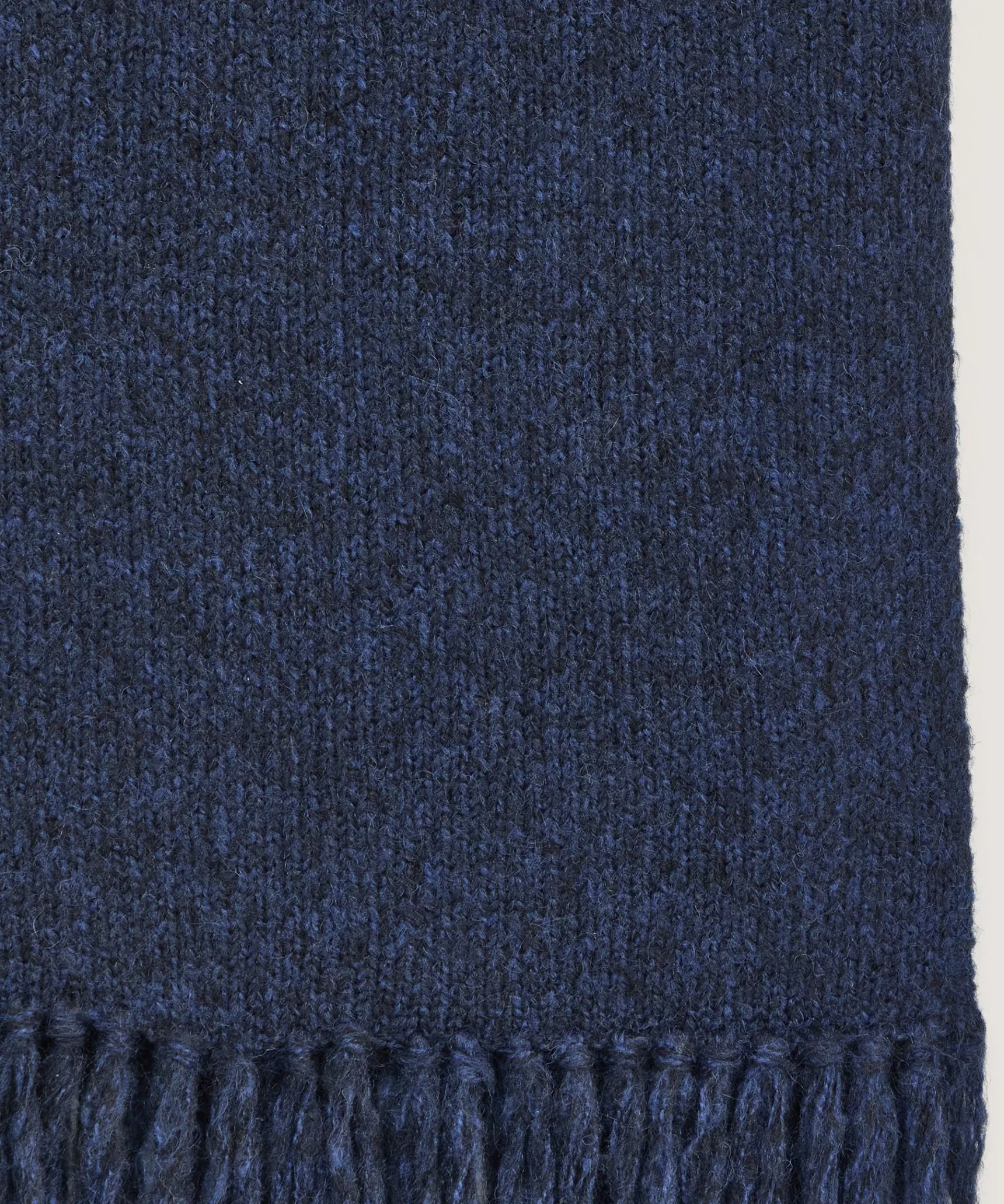Best Rodier Écharpe longue en grosse maille bleu marine