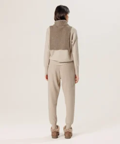 Best Rodier Col en cachemire beige