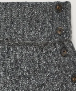 Best Rodier Col en grosse maille gris chiné