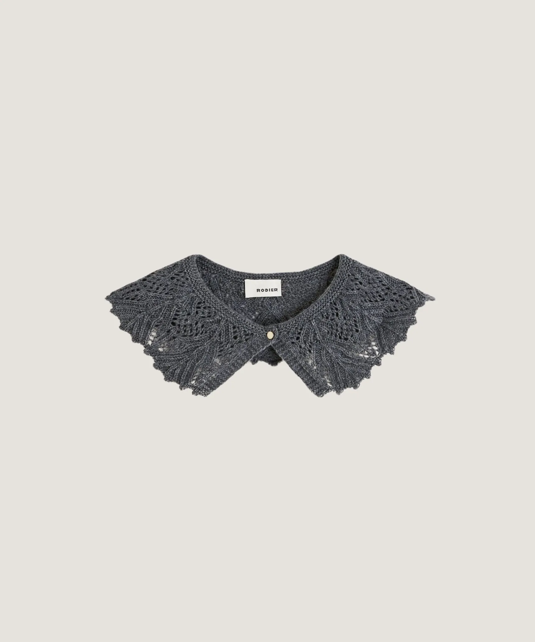 Outlet Rodier Col en maille gris
