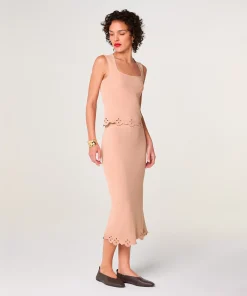 Clearance Rodier Débardeur brodé rose poudré