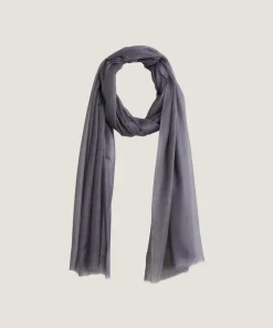 Best Rodier Echarpe fine en cachemire gris