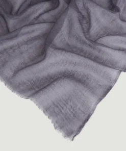 Best Rodier Echarpe fine en cachemire gris