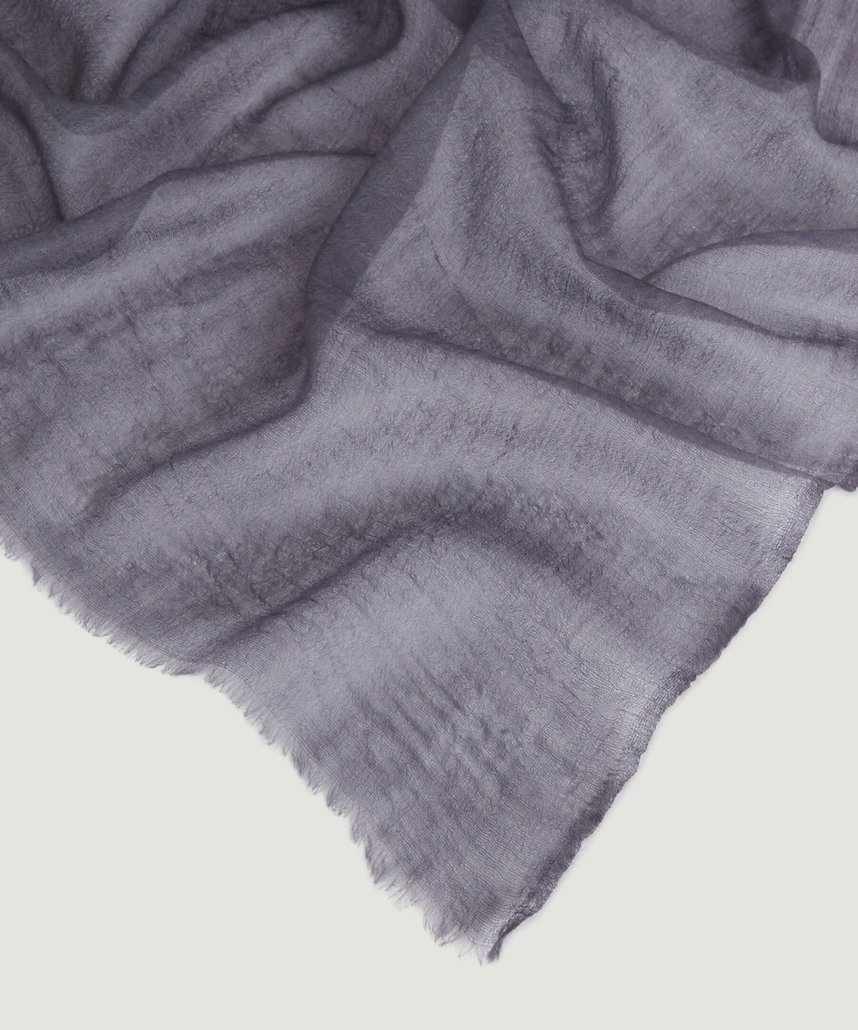 Best Rodier Echarpe fine en cachemire gris