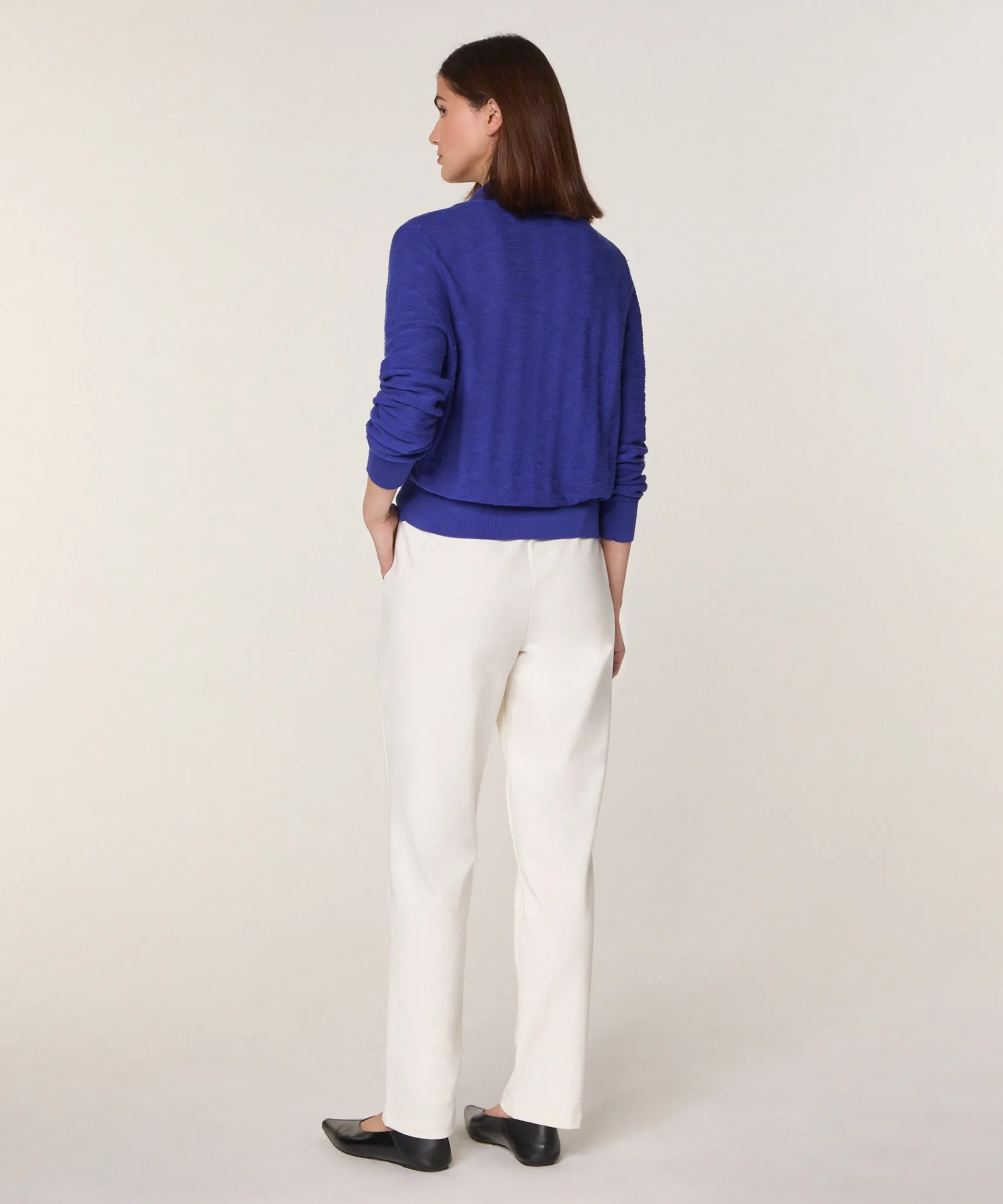 Online Rodier Gilet 2 en 1 en laine mérinos bleu outremer