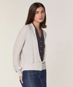 New Rodier Gilet 2 en 1 en laine mérinos blanc