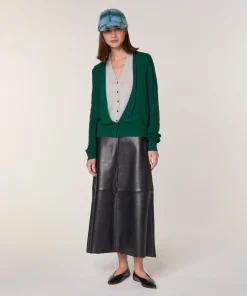 New Rodier Gilet 2 en 1 en laine mérinos vert anglais