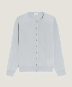 Online Rodier Gilet en cachemire bleu ciel