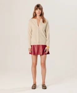 Rodier Gilet en cachemire beige