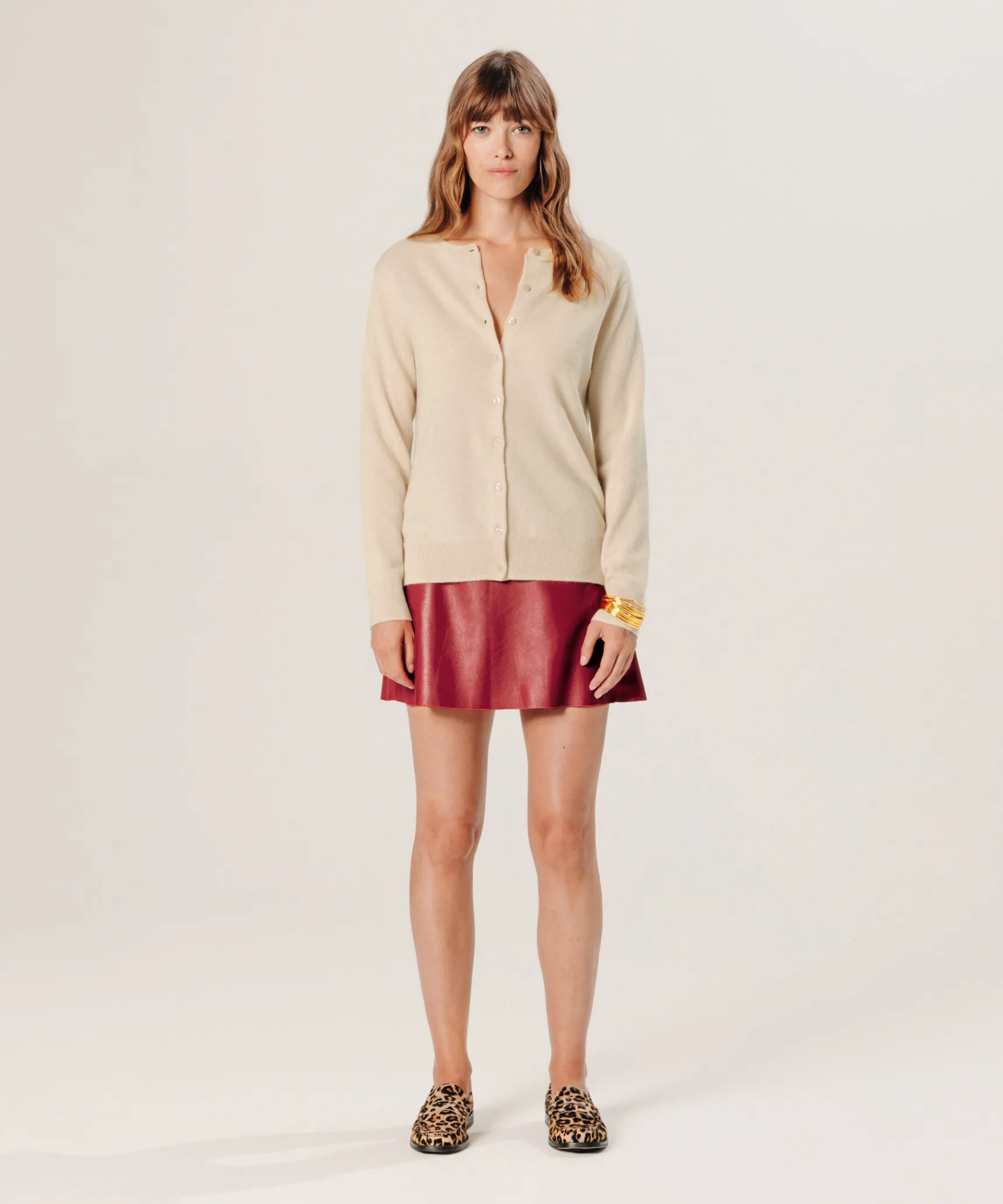 Rodier Gilet en cachemire beige