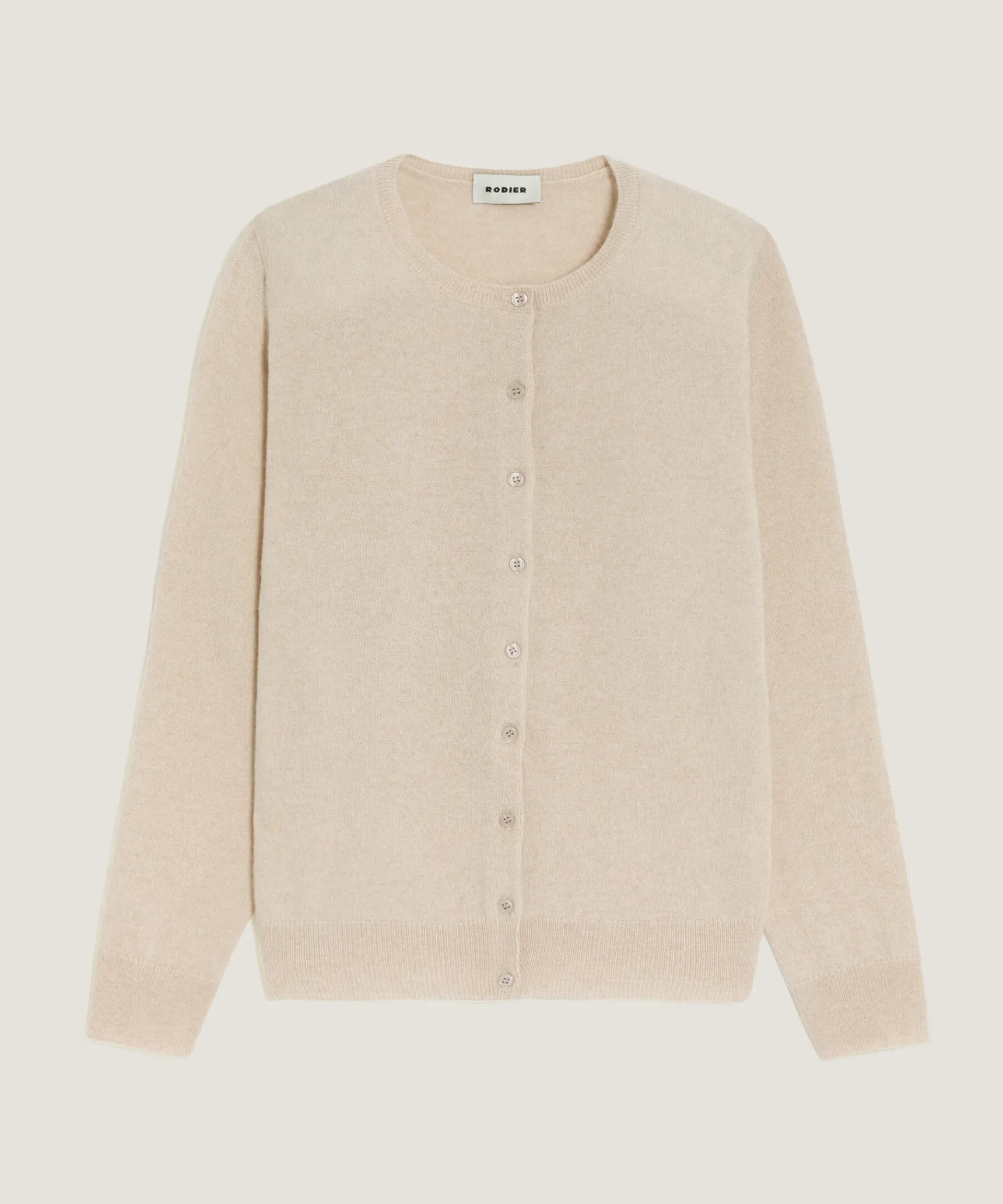 Rodier Gilet en cachemire beige