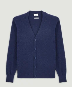 Sale Rodier Gilet en cachemire 2 fils denim