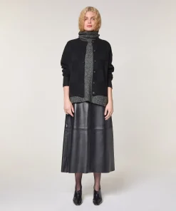 New Rodier Gilet en laine fantaisie noir