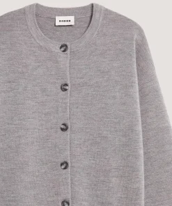 Rodier Gilet en laine milano gris foncé